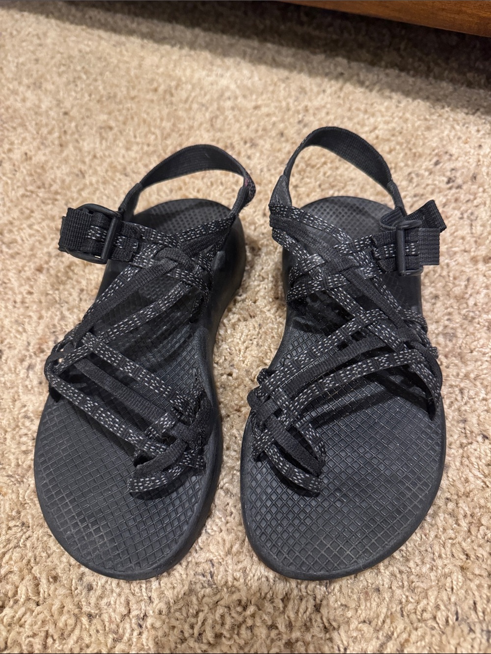 Chaco Women's S8 Black Triple Strap Sandals